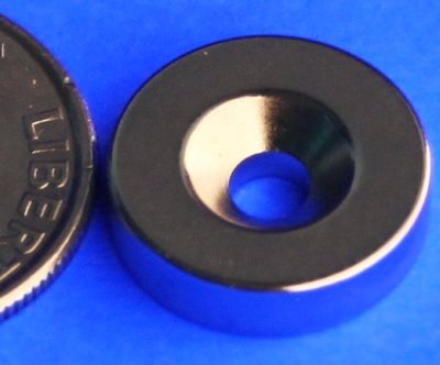 1/2" Dia. Neodymium Ring Magnet